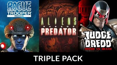 Rogue Trooper, AvP Classic 2000 & Dredd Triple Pack