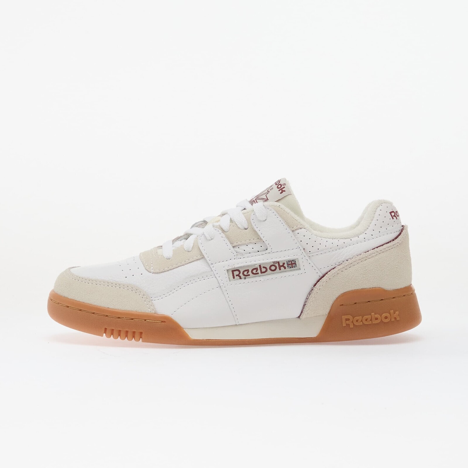 Sneakers Reebok Workout Plus White/ Classic Burgundy/ Chalk UK 8