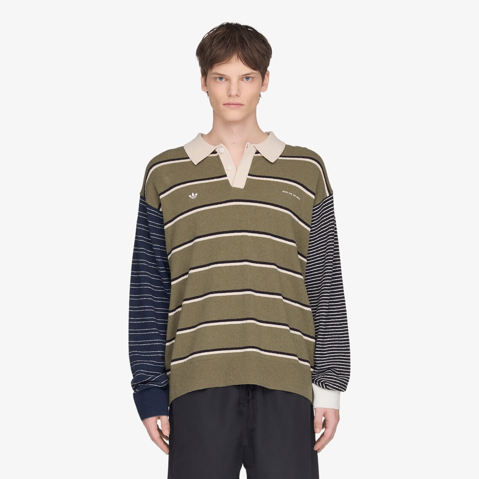 T-shirt adidas x Song For The Mute 007 Long Sleeve Long-Sleeve Top UNISEX Olive Strata/ Alumina/ Black XL