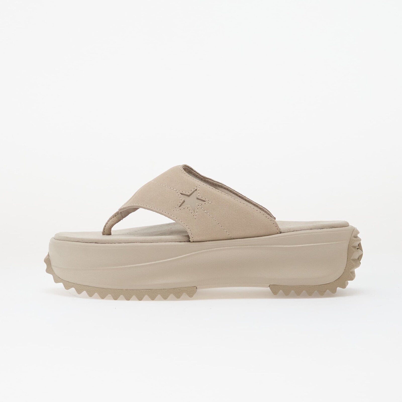 Sneakers Converse Run Star Sandal Platform Suede Papyrus UK 5