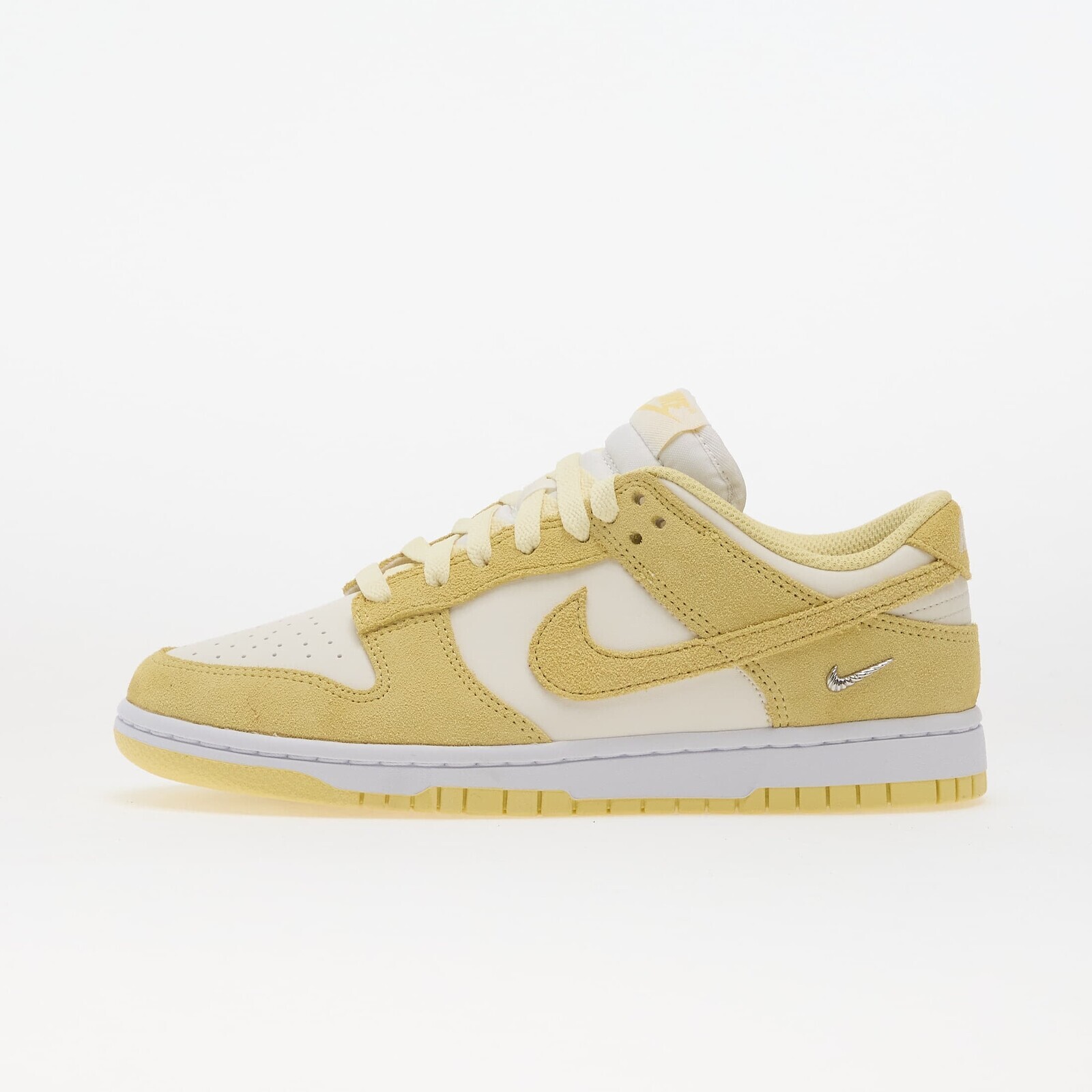 Sneakers Nike Dunk Low Sail/ Soft Yellow-White-Metallic Silver UK 5.5
