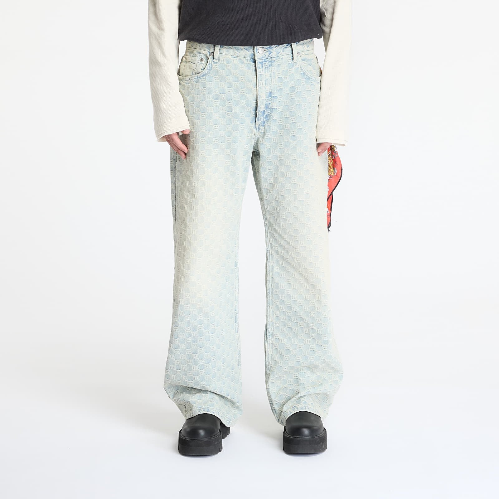 Jeans MISBHV Monogram Ocean Washed Jeans Pale Blue 33