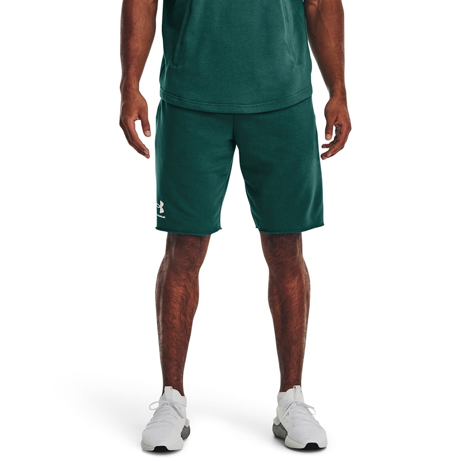 Shorts Under Armour RIVAL TERRY SHORT Green L