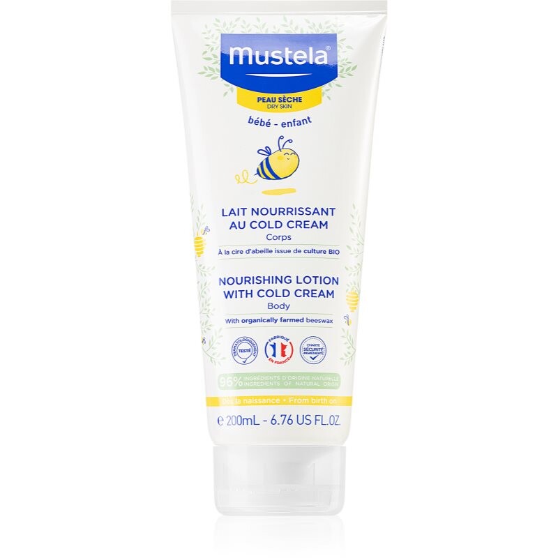 Mustela Bébé Nourishing Lotion Wih Cold Cream hydrating body lotion with cold cream 200 ml