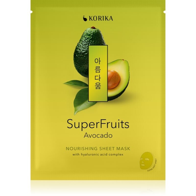 KORIKA SuperFruits Avocado - Nourishing Sheet Mask nourishing sheet mask 25 g