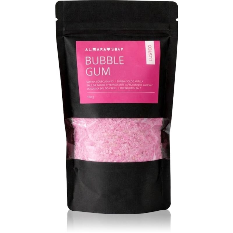 Almara Soap Bath Salt Bubble Gum colour bath salt 180 g