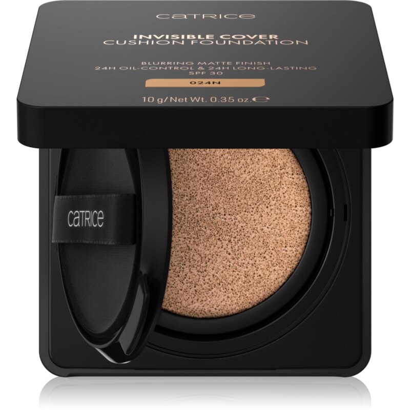 Catrice Invisible Cover Cushion Foundation mattifying cushion foundation SPF 30 shade 10 g