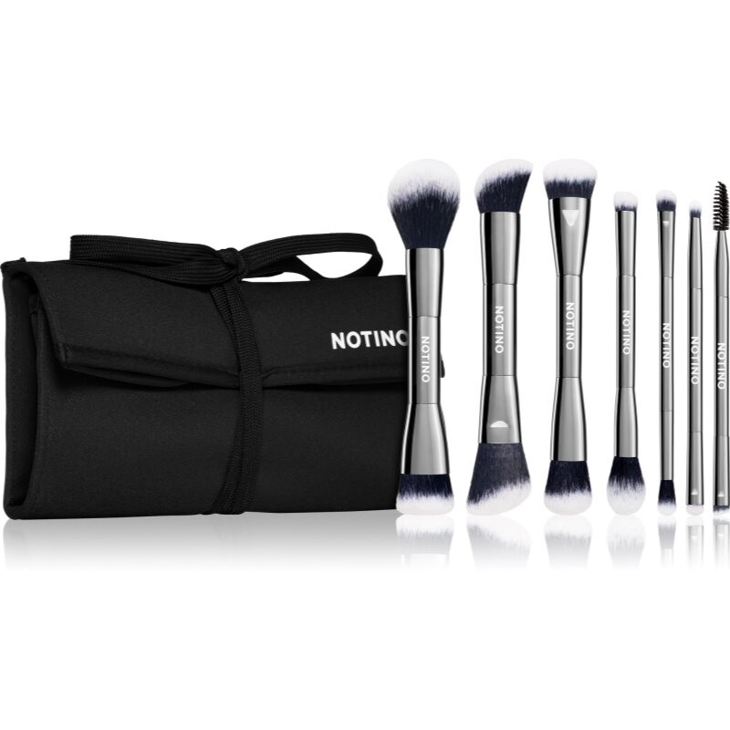 Notino Dual-End Make-Up Brush Set brush set 7 pc
