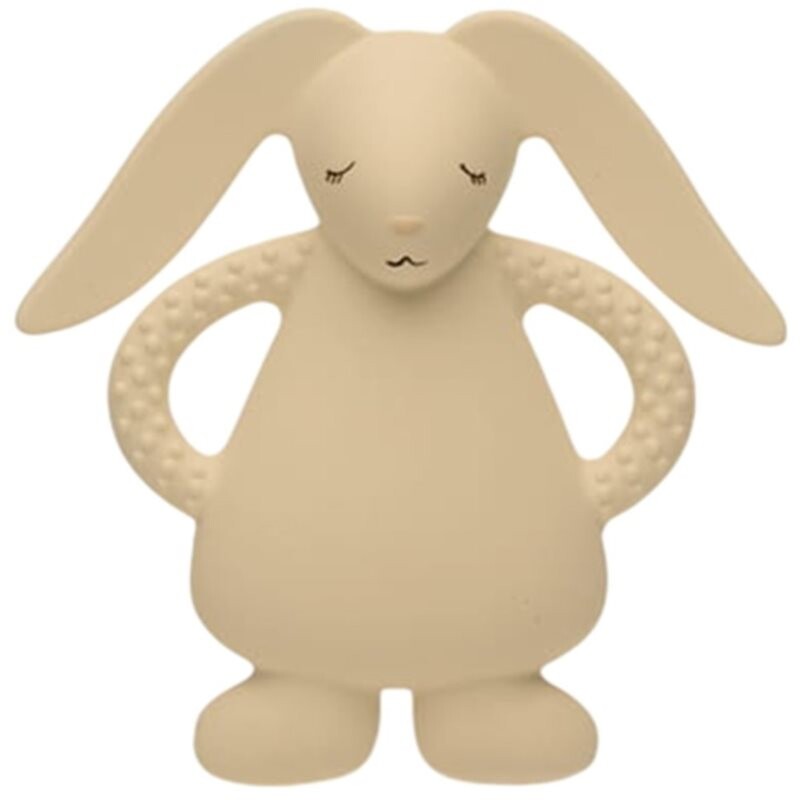 Moonie Natural Teether Rabbit chew toy Sand 1 pc