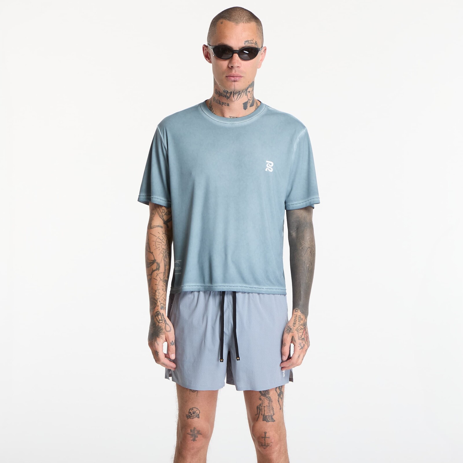 T-shirt BANDIT Men's FrioSoft™ Performance Box Tee Tranquil Blue SaltFade™ S