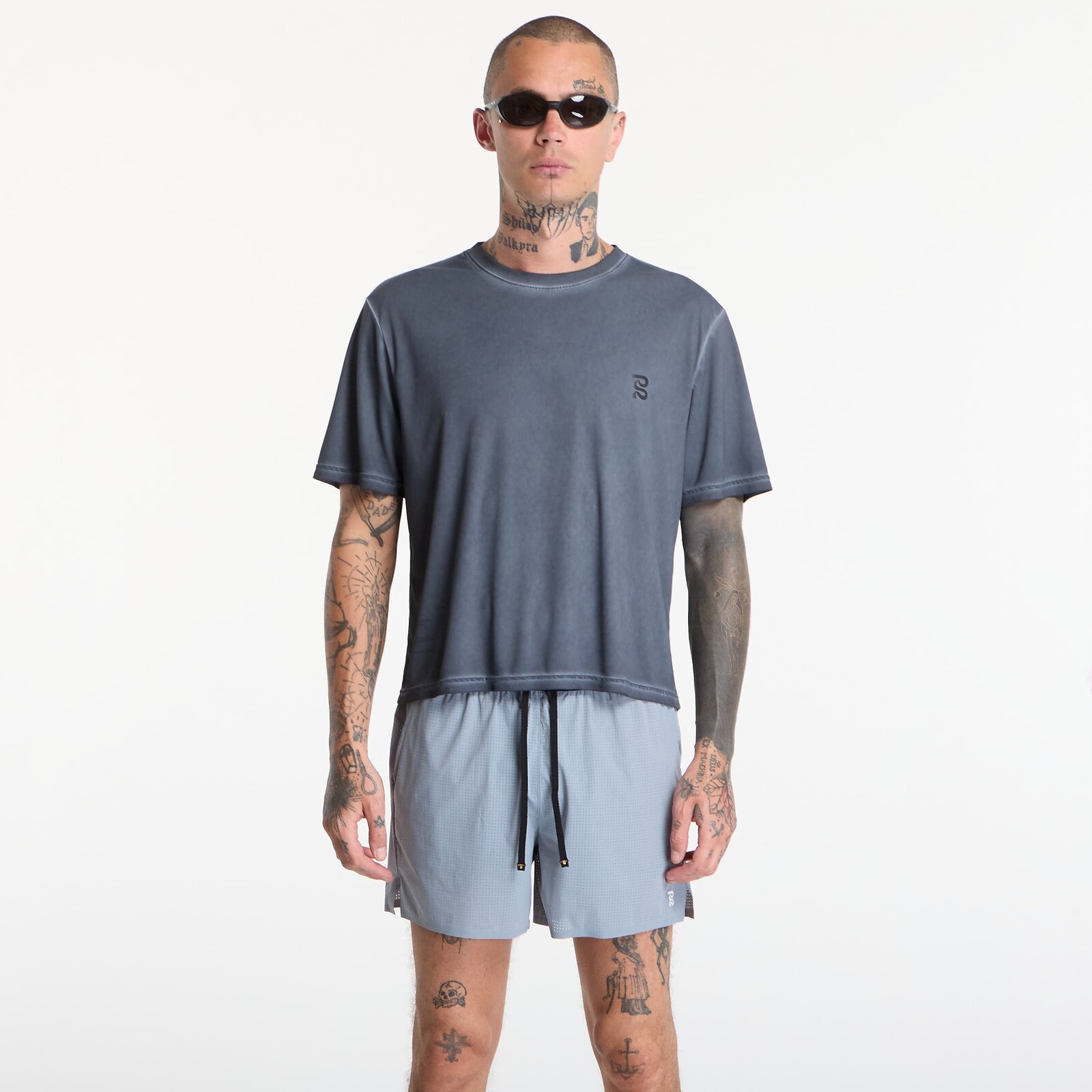 T-shirt BANDIT Men's FrioSoft™ Performance Box Tee Anthracite SaltFade™ XL