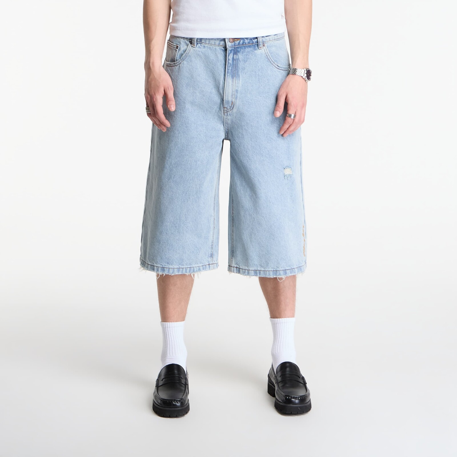 Playboy x FTSHP Denim Jorts UNISEX Blue 34