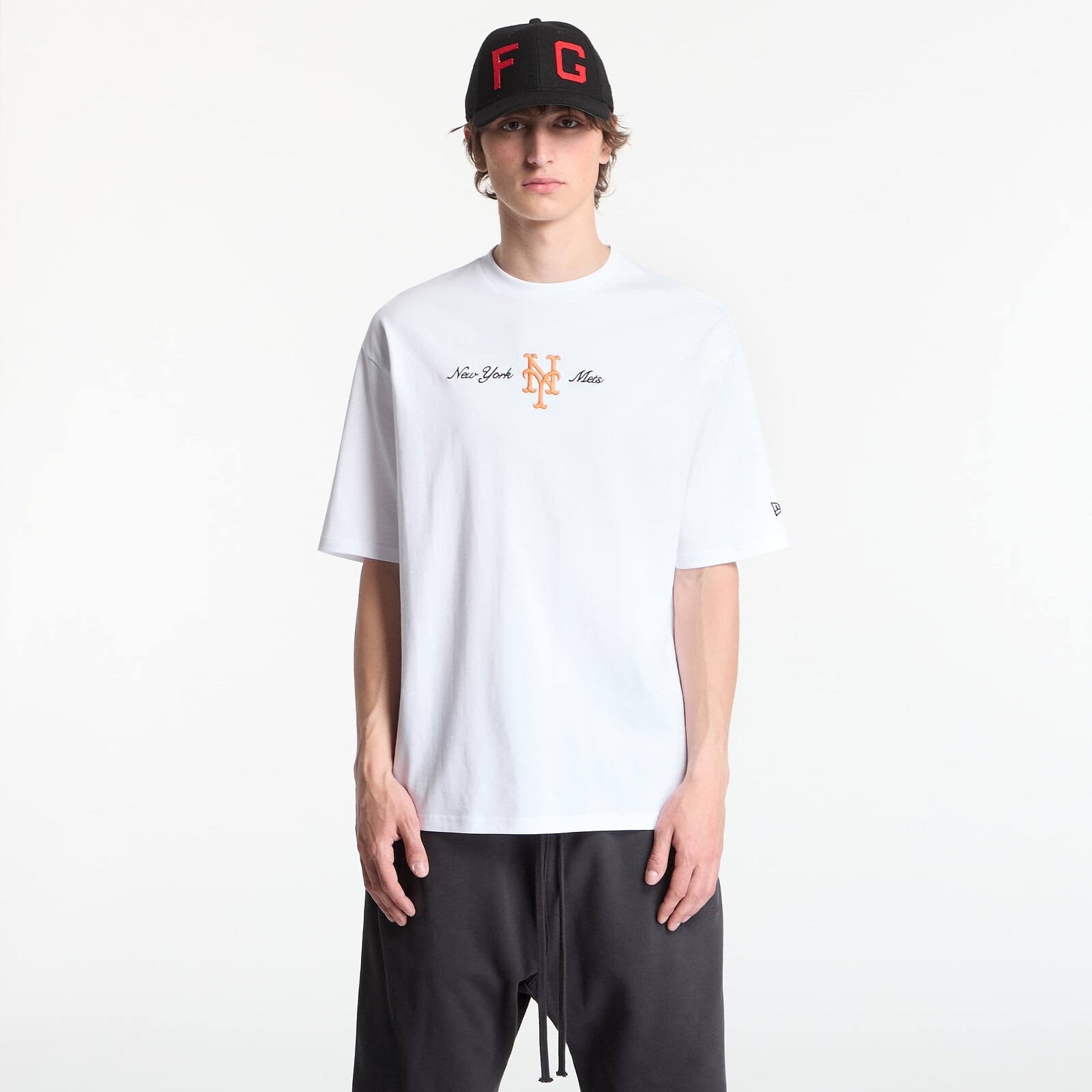 T-shirt New Era MLB Script OS Tee New York Mets Optic White L