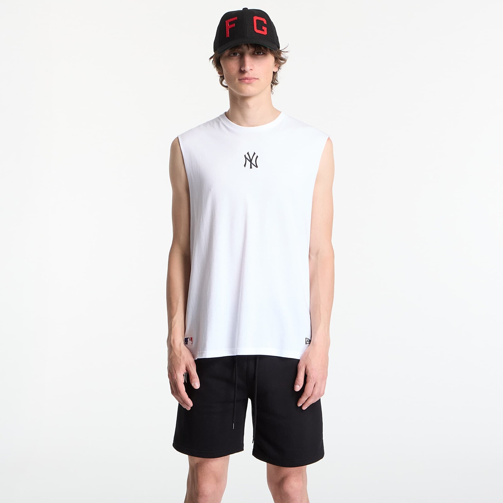 Tank top New Era MLB Nos Midi Sleeveless Tee New York Yankees UNISEX Optic White M
