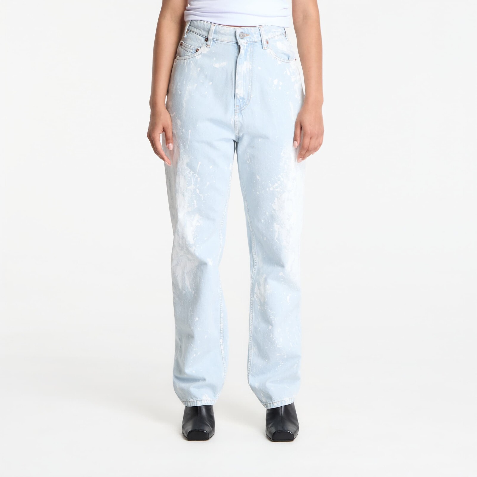 Pants MM6 Straight-Leg Jeans Blue 28