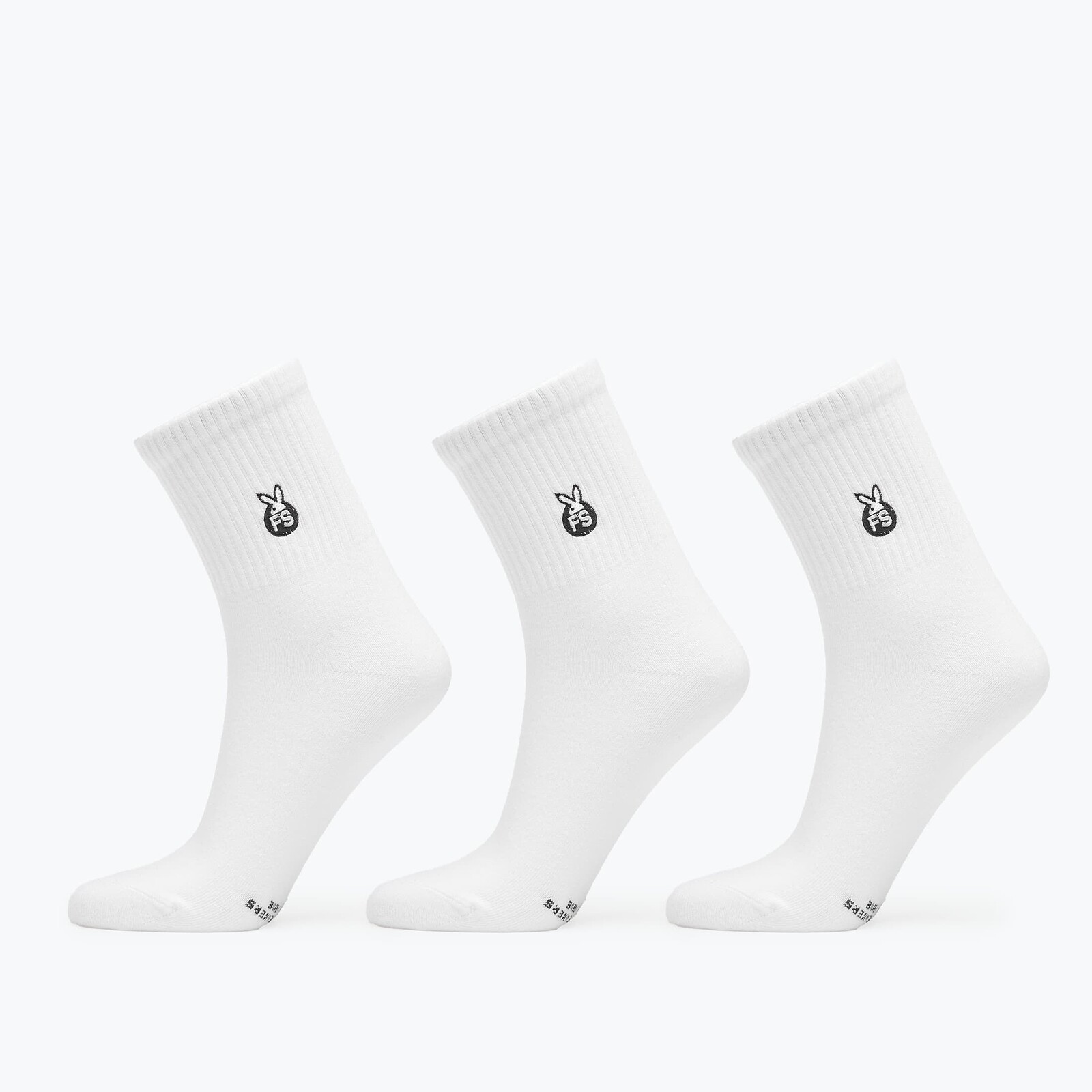 Playboy x FTSHP Socks 3 Pack White/ White/ White 36-38
