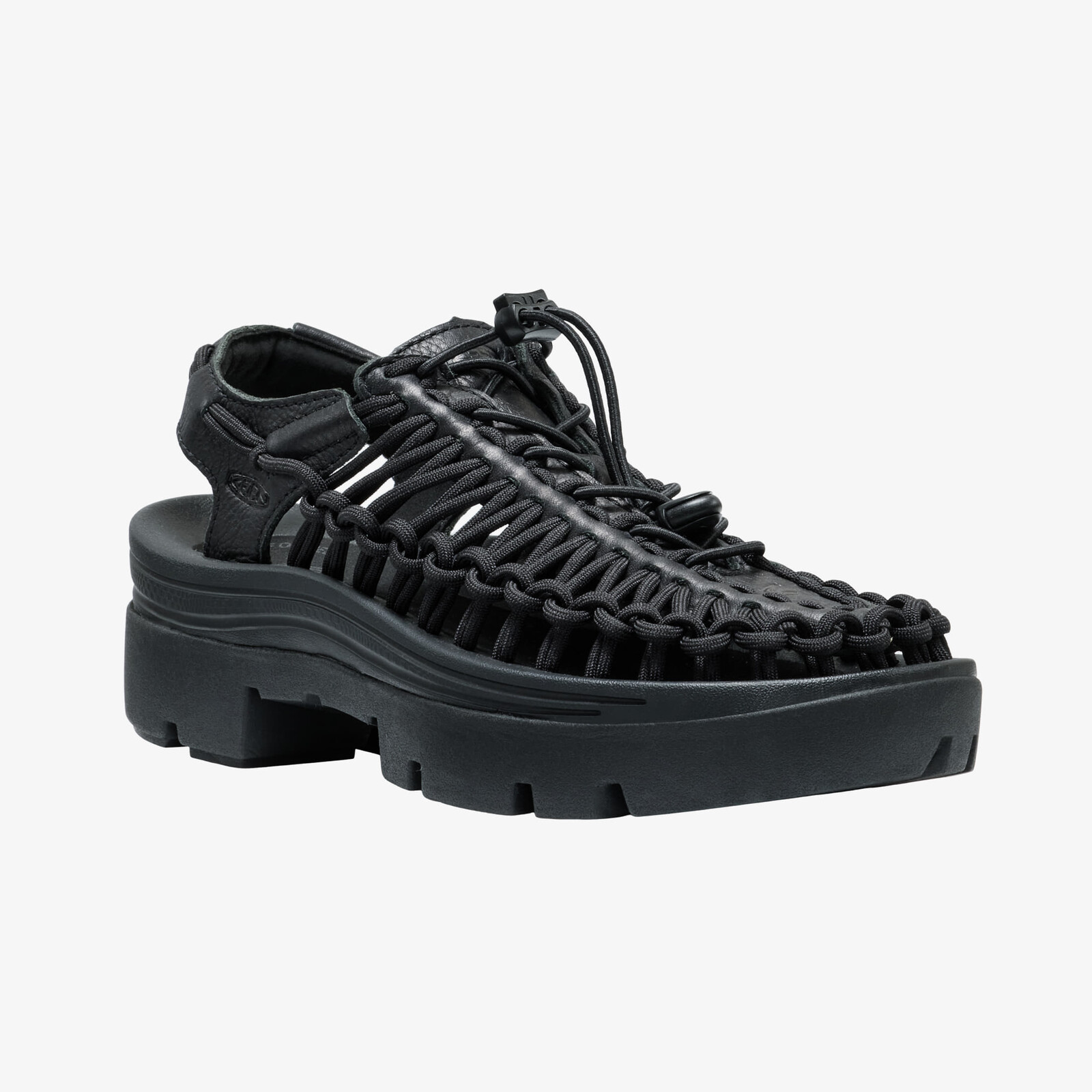 Sneakers KEEN Uneek Plt All Gender Black Smooth Lea UK 7