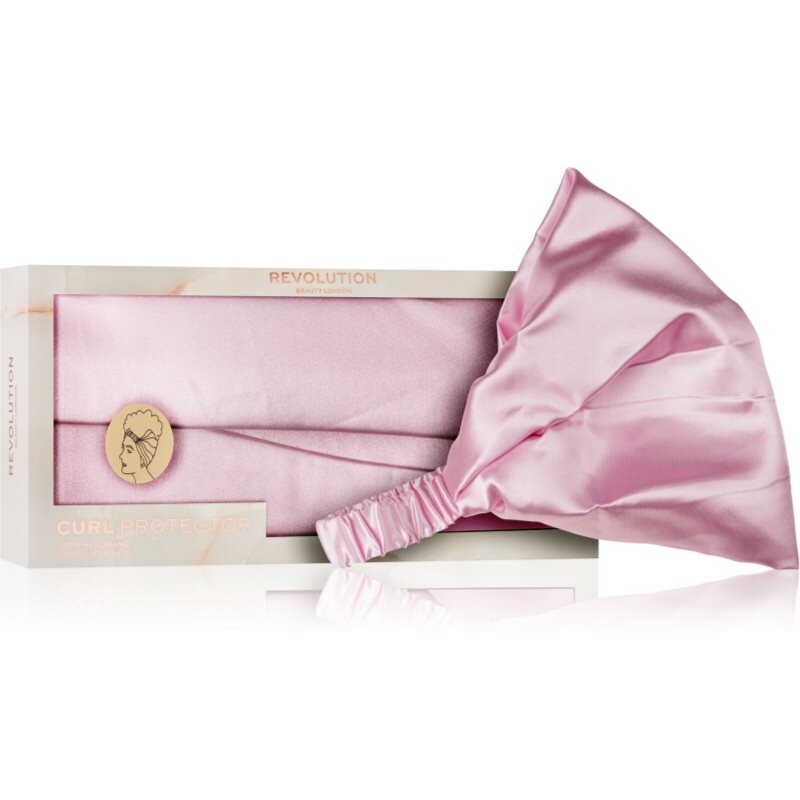 Revolution Haircare Curl Protector Satin Headband satin headband for wavy and curly hair shade Pink 1 pc