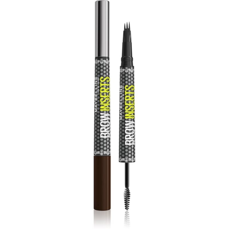 MAYBELLINE NEW YORK Brow Inserts eyebrow pen with 2-in-1 brush shade 1.25 ml