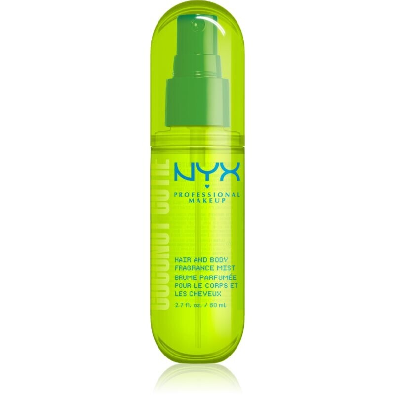 NYX Professional Makeup Fat Oil Body scented mist for hair and body with aroma Coconut Cutie 80 ml