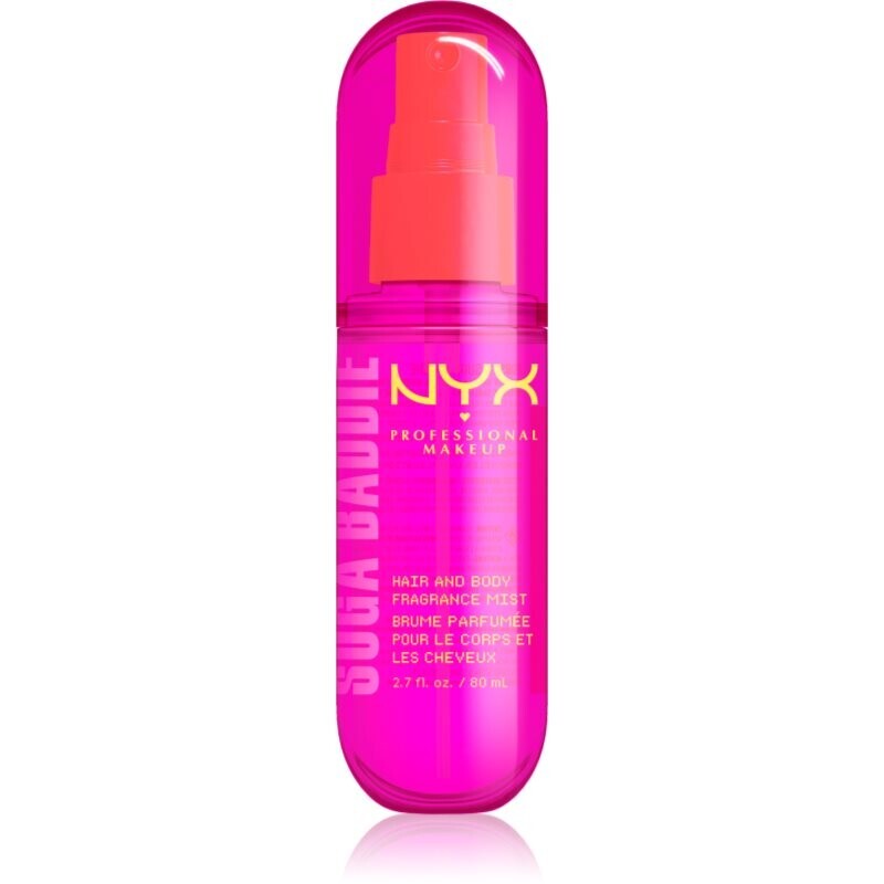 NYX Professional Makeup Fat Oil Body scented mist for hair and body with aroma Suga Baddie 80 ml
