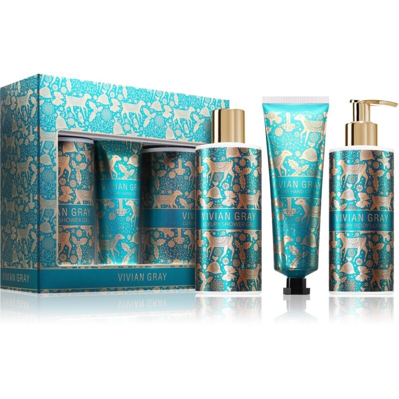 Vivian Gray Golden Deers gift set for the body