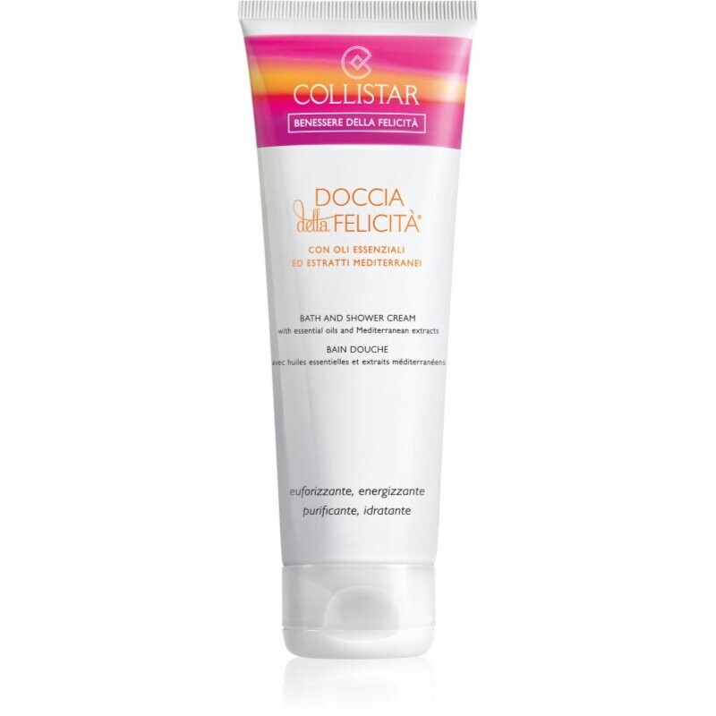 Collistar Doccia della Felicitá Bath and Shower Cream shower cream with essential oils and Mediterranean plant extracts 250 ml