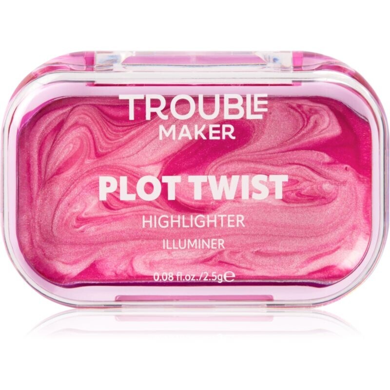 Trouble Maker Plot Twist Cream Highlight cream highlighter stick shade Spiralling Pink 2.5 g