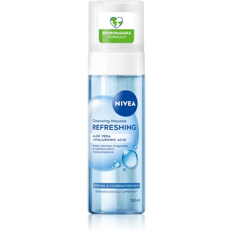 NIVEA Refreshing foaming face wash for normal and combination skin 150 ml