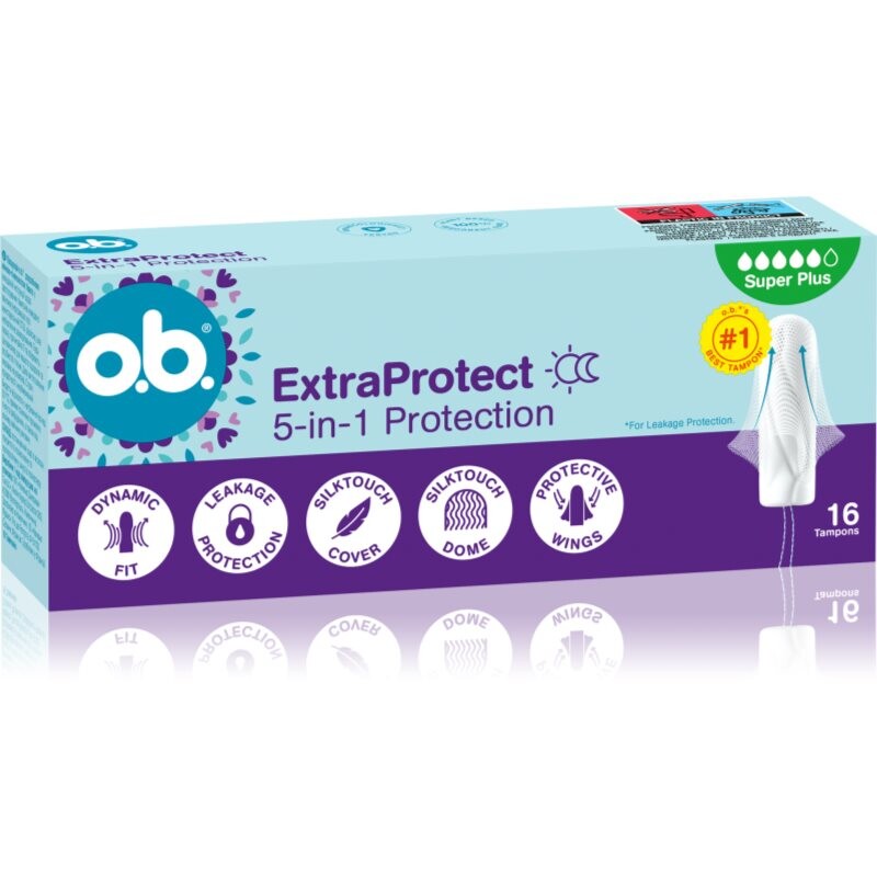 o.b. Extra Protect Super+ tampons 16 pc