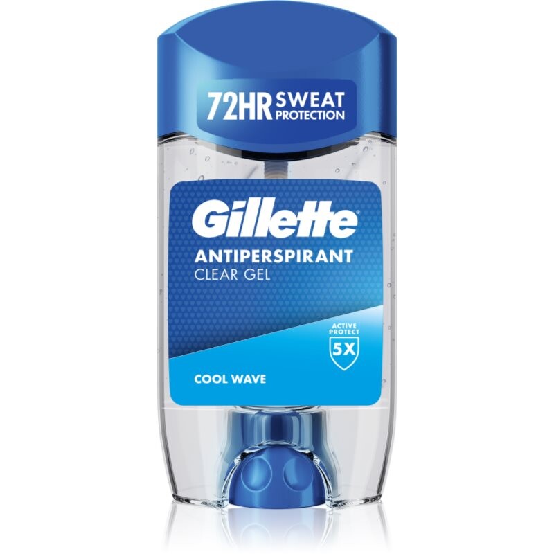 Gillette Cool Wave antiperspirant gel for men 70 ml