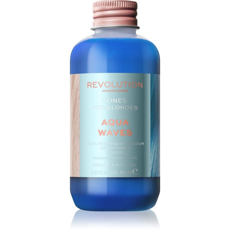 Revolution Haircare Tones For Blondes tinted balm for blonde hair shade Aqua Waves 150 ml