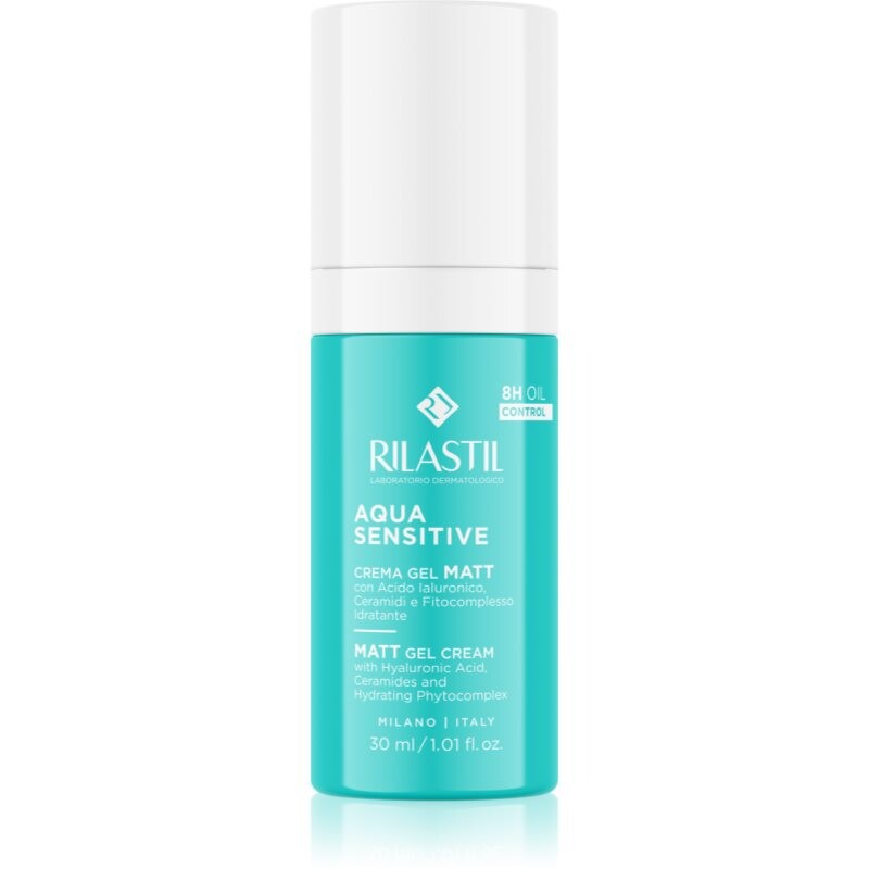 Rilastil Aqua Sensitive mattifying gel cream with moisturising effect 30 ml