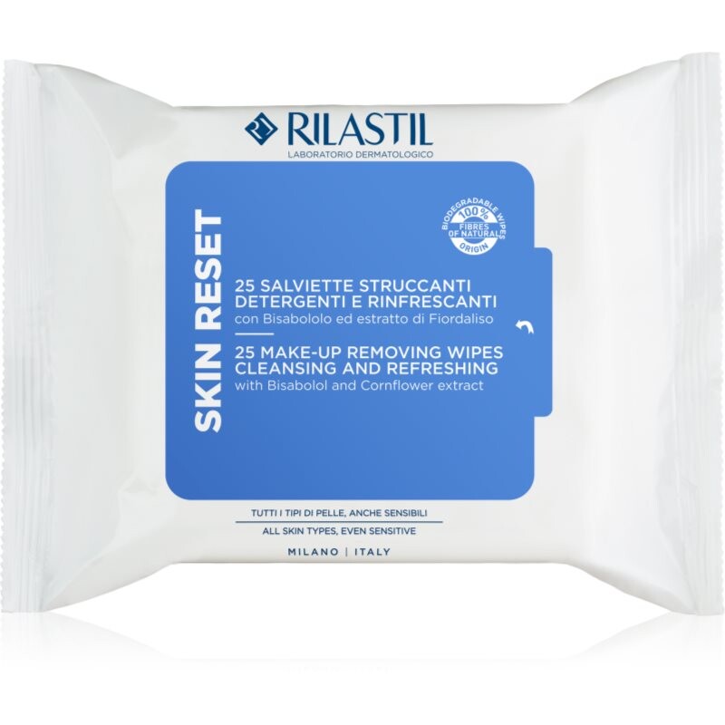Rilastil Skin Reset cleansing and makeup removing wipes 25 pc