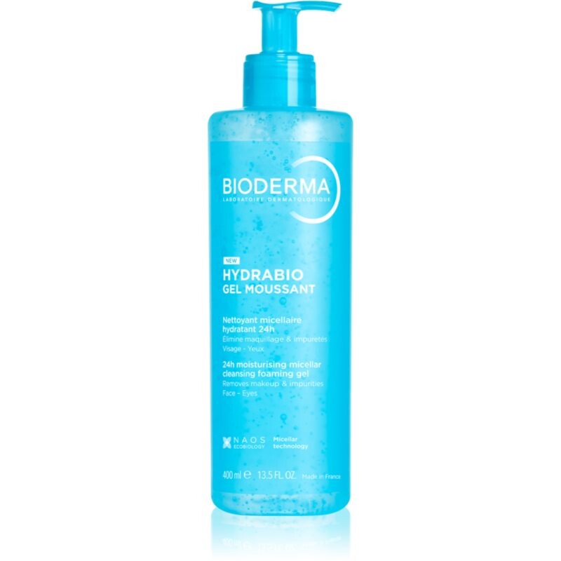 Bioderma Hydrabio Gel Moussant cleansing micellar gel with moisturising effect 400 ml