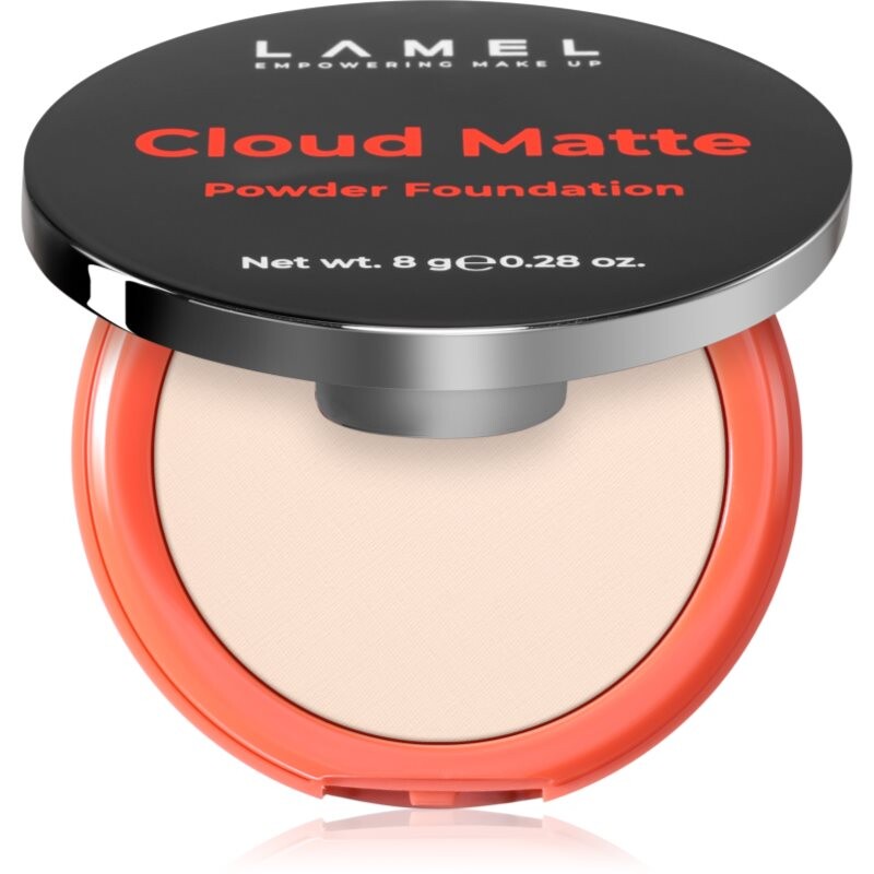 LAMEL Cloud Matte Powder Foundation mattifying powder foundation shade 01 Fair Ivory 8 g