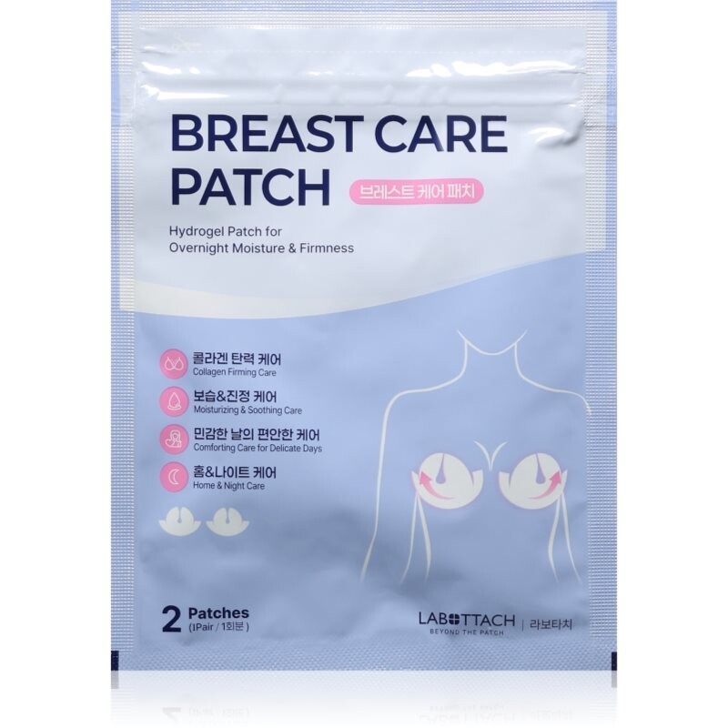 Wooshin Labottach Breast Care hydrogel breast-firming patches 2 pair