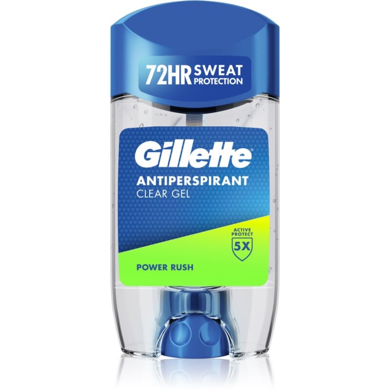Gillette Power Rush antiperspirant gel for men 70 ml