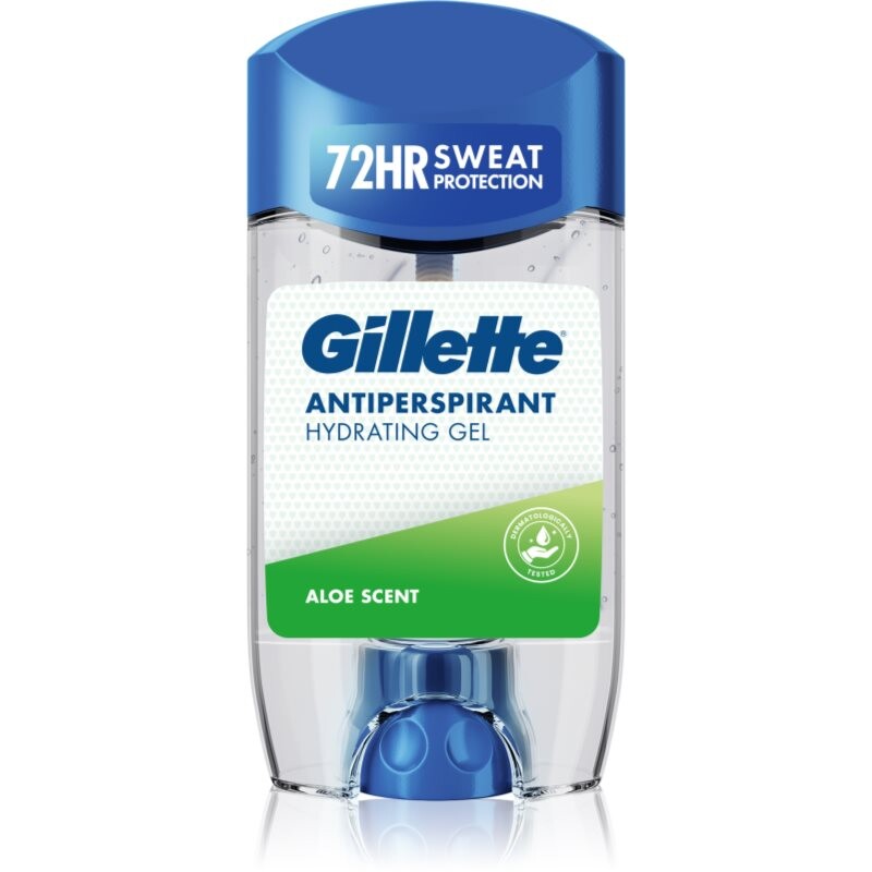 Gillette Antiperspirant Hydrating Gel Aloe Scent antiperspirant gel with moisturising effect for men 70 ml
