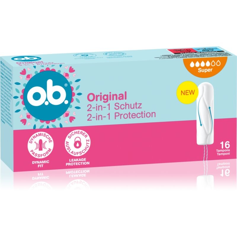 o.b. Original Super tampons for heavy periods 16 pc