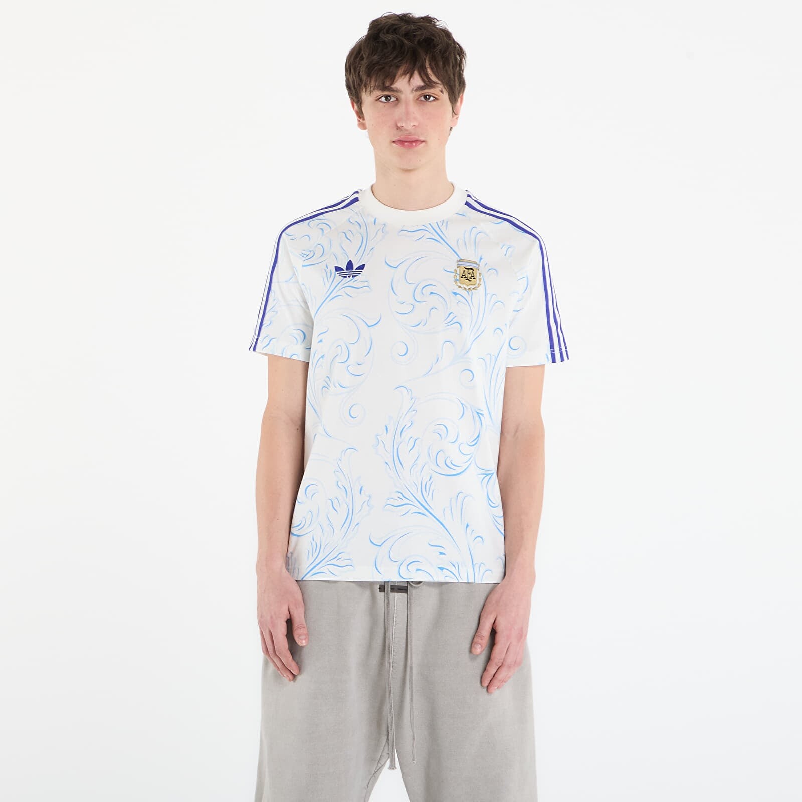 T-shirt adidas Argentina Originals All Over Print T-Shirt Off White M