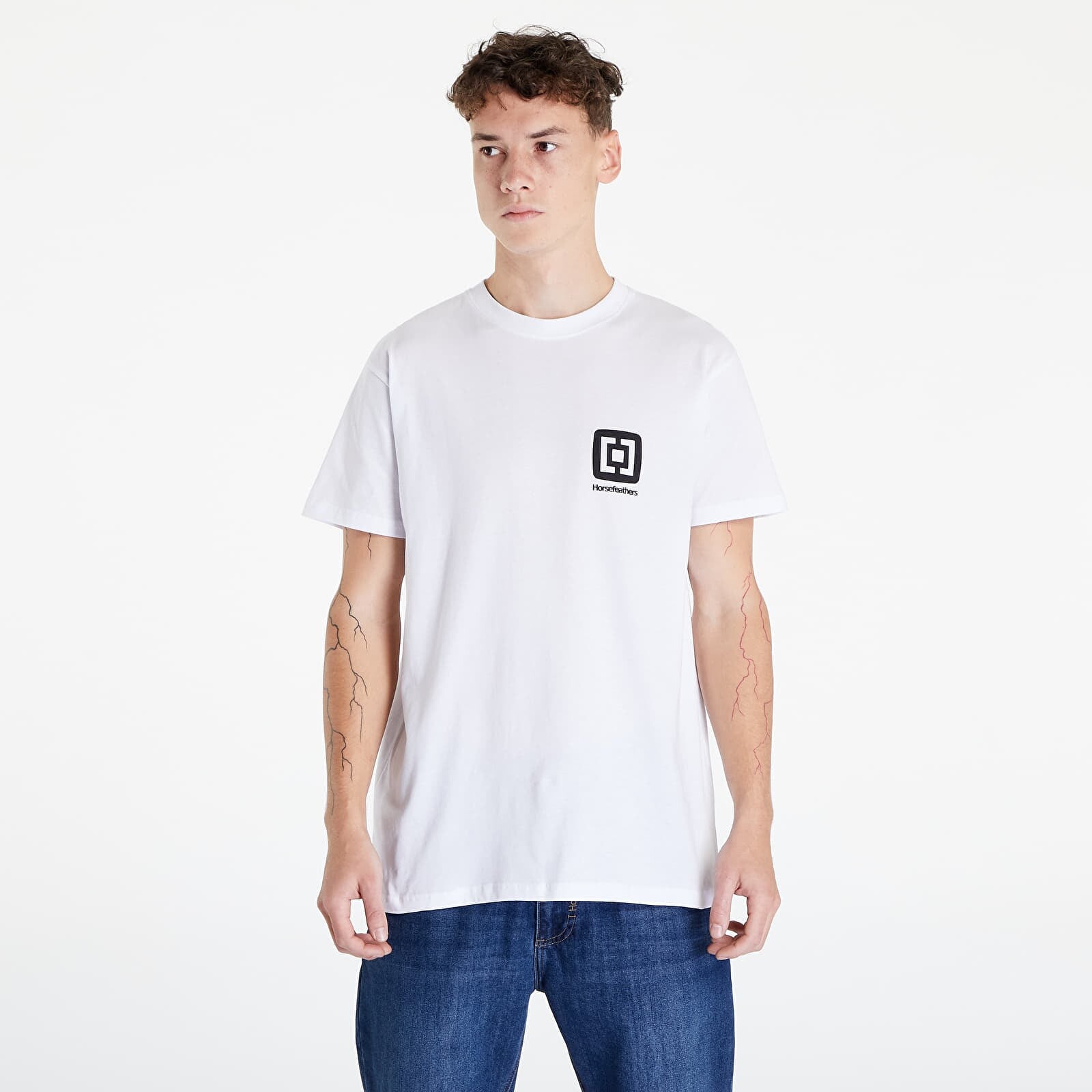 T-shirt Horsefeathers Mini Logo T-Shirt White S