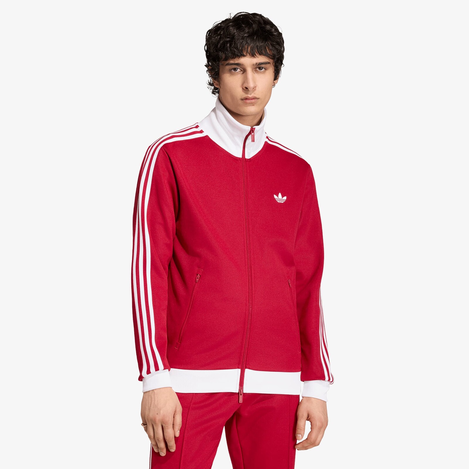 Sweatshirt adidas Beckenbauer Tt Team Victory Red/ White XL