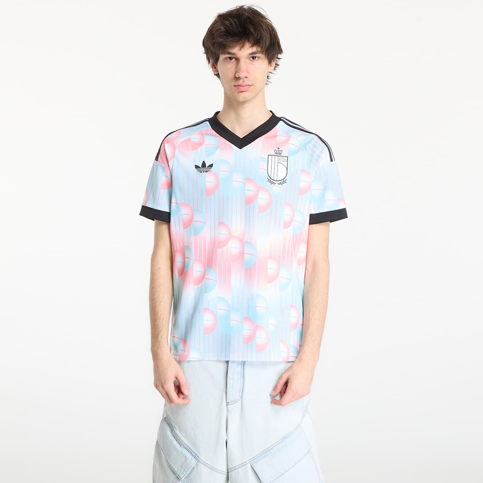 Jersey adidas Belgium 26 Away Jersey Frozen Blue/ Black XL