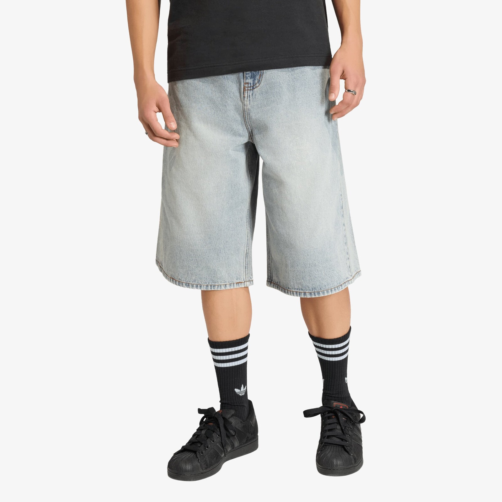 adidas Denim Shorts Indigo Denim 33