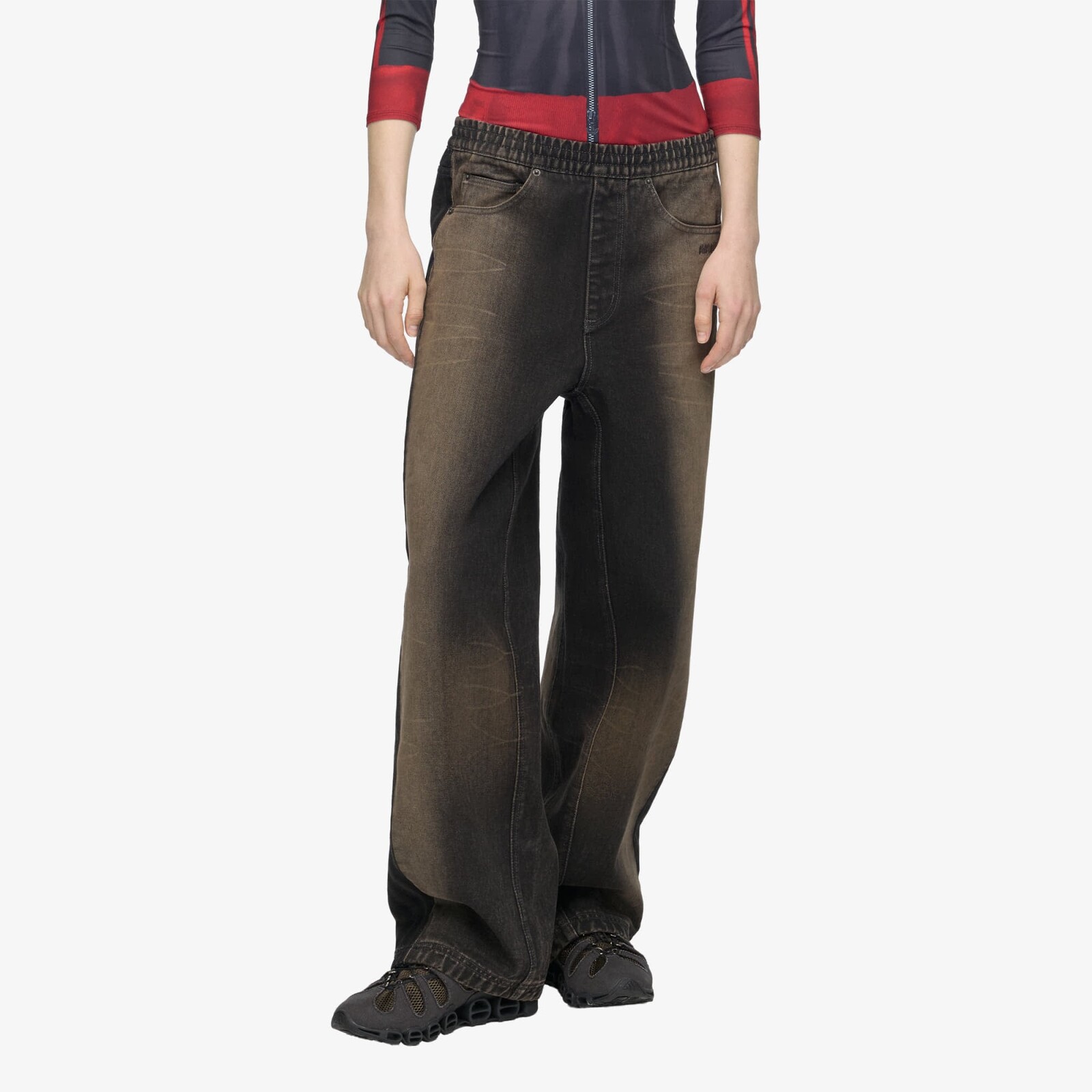 Pants adidas Av Denim Pants Carbon S