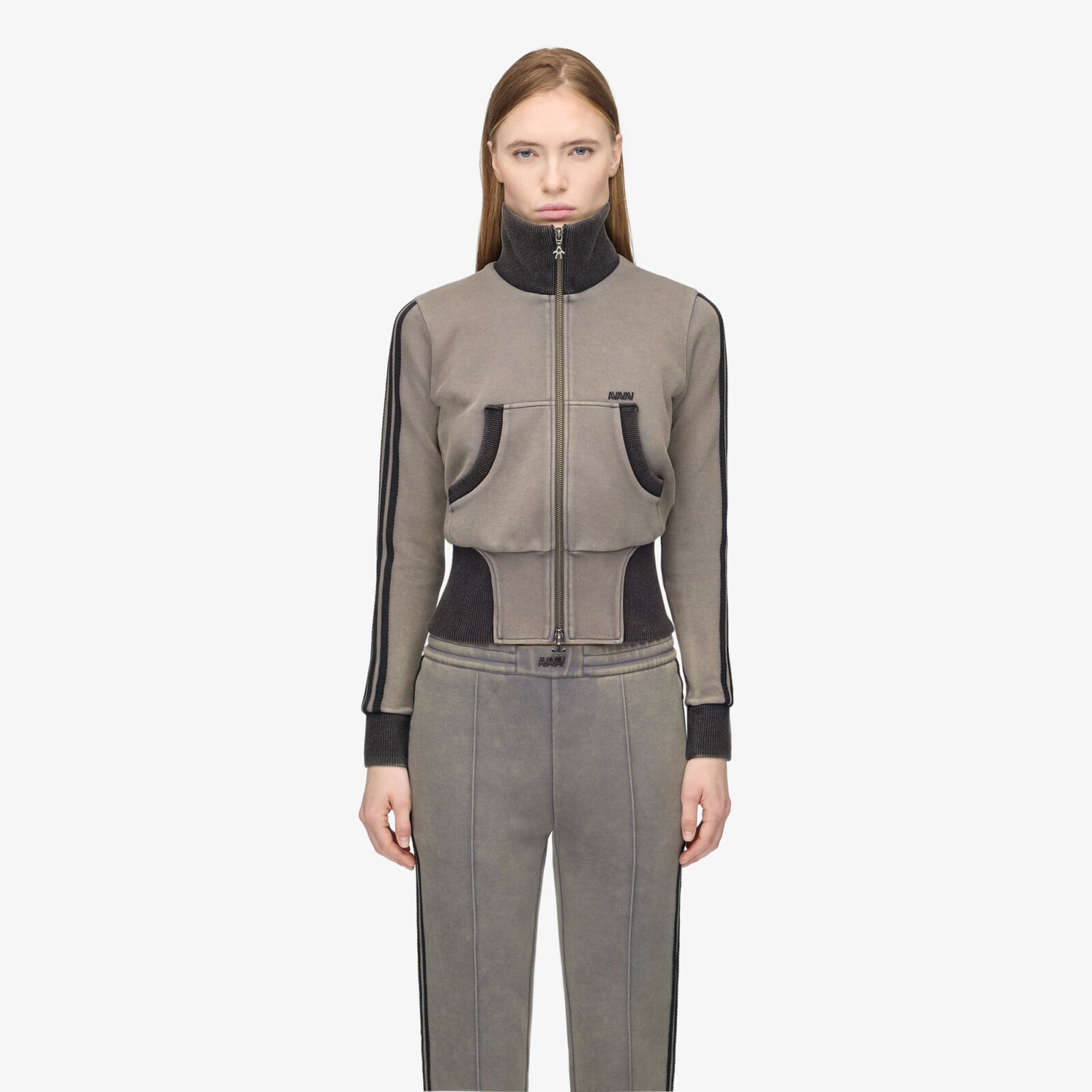 Sweatshirt adidas Av Cropped Tt Grey Four XS