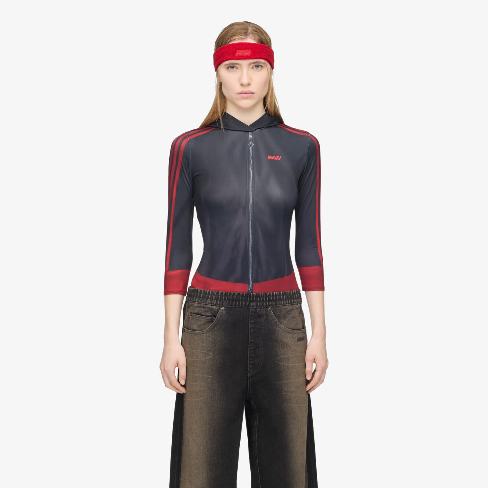 T-shirt adidas By Avavav Tracklong-Sleeve Top Baselayer Better Scarlet M