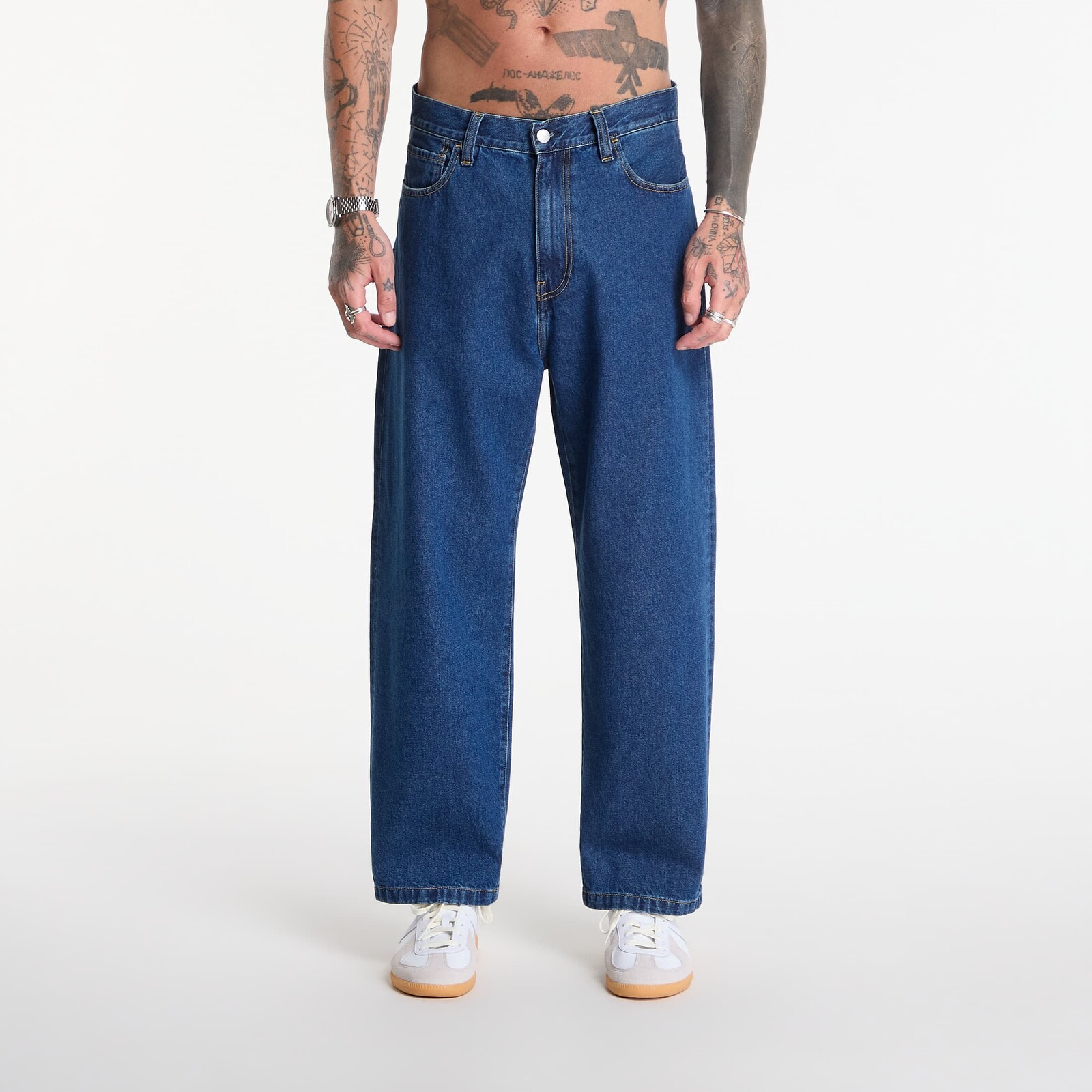 Pants Carhartt WIP Landon Pant Blue Stone Washed 31