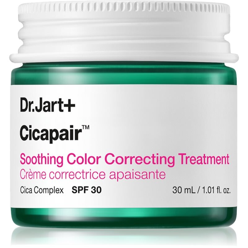 Dr. Jart+ Cicapair™ Soothing Color Correcting Treatment intense cream for skin redness SPF 30 30 ml